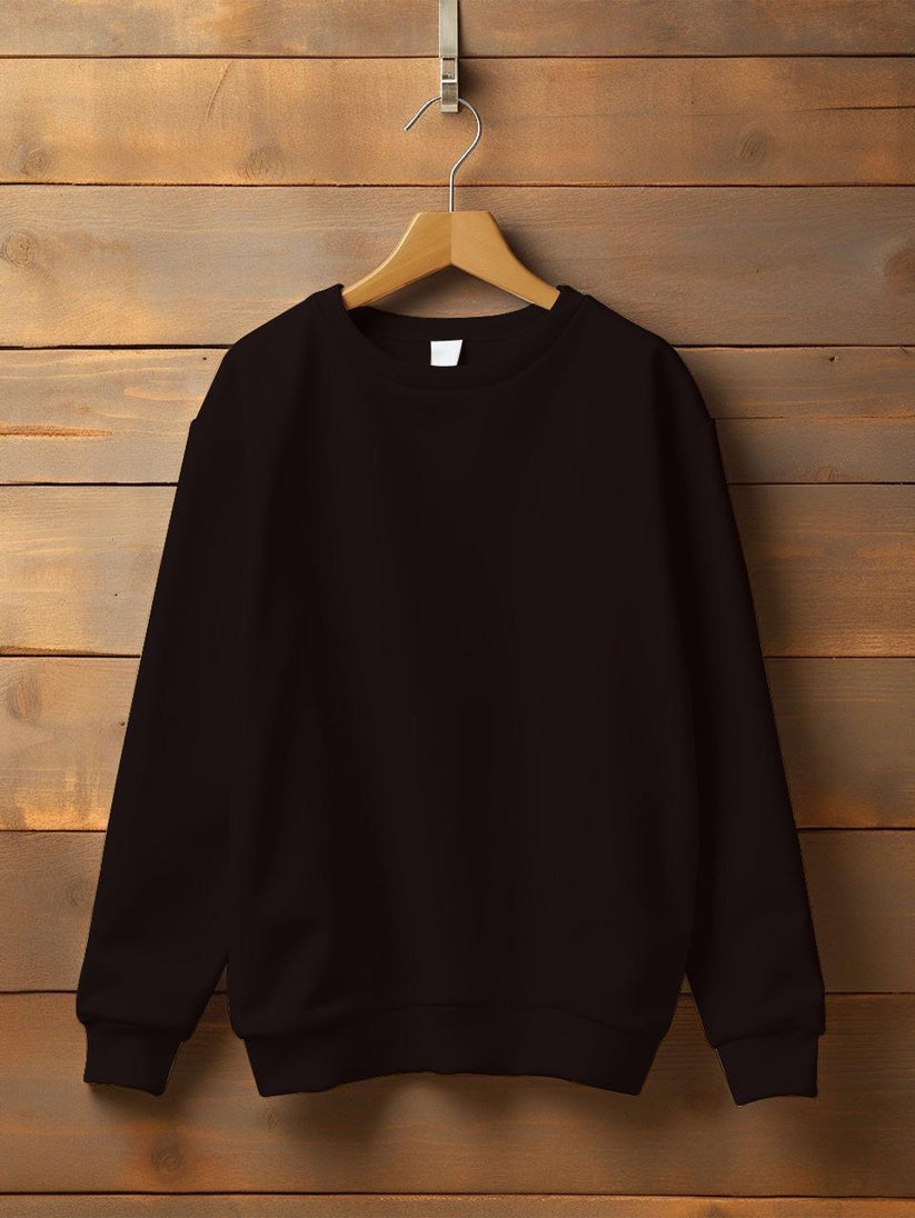 Black Basic Sweat Shirt for winters