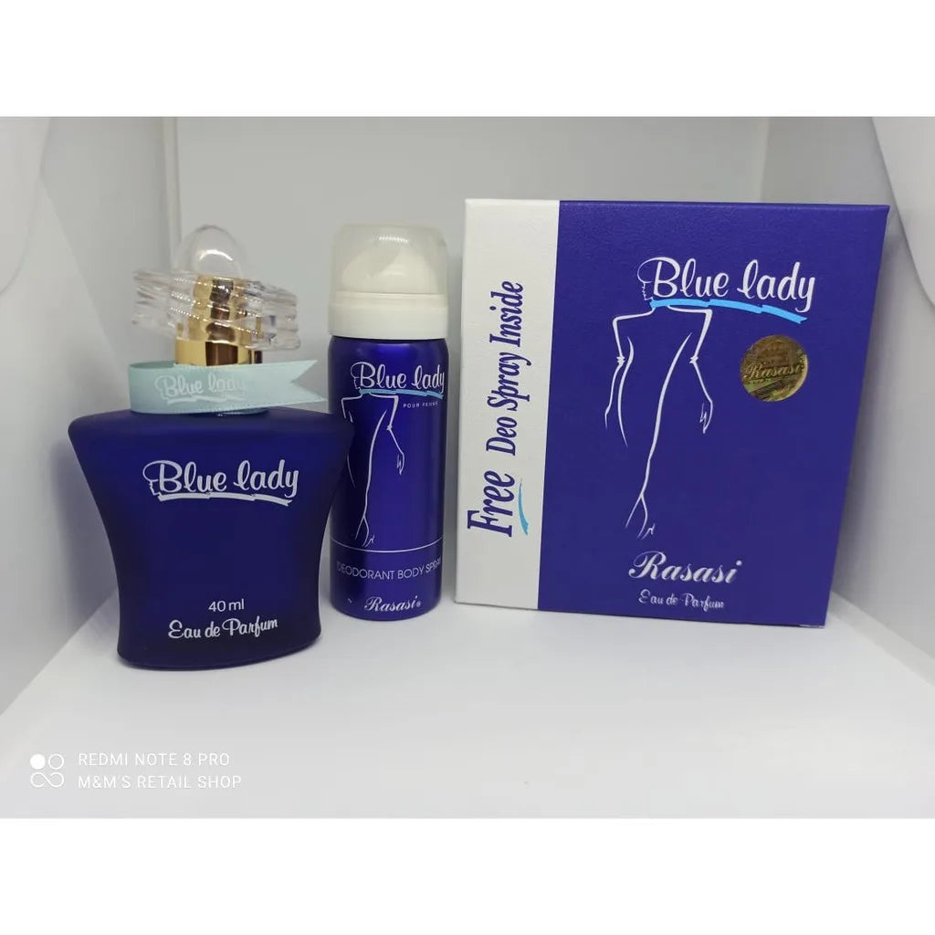 Rasasi Blue Lady Edp 40ml Free Deodarant Inside